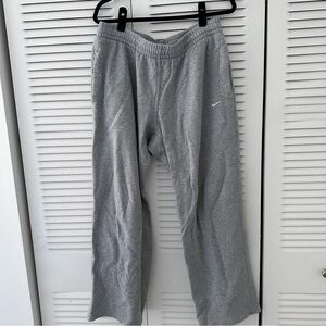 Men’s Gray Cotton Nike Sweatpants Size L